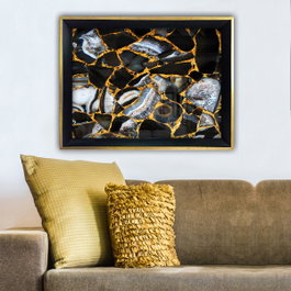 Wallity Cuadro Decorativo Enmarcado Multicolor 35 x 45 cm